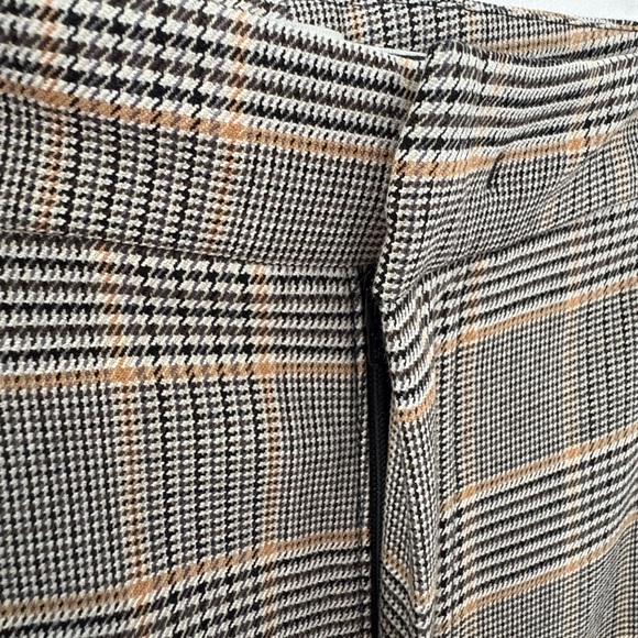 Plaid Wide Leg Women's Pants - Picture 3 of 7